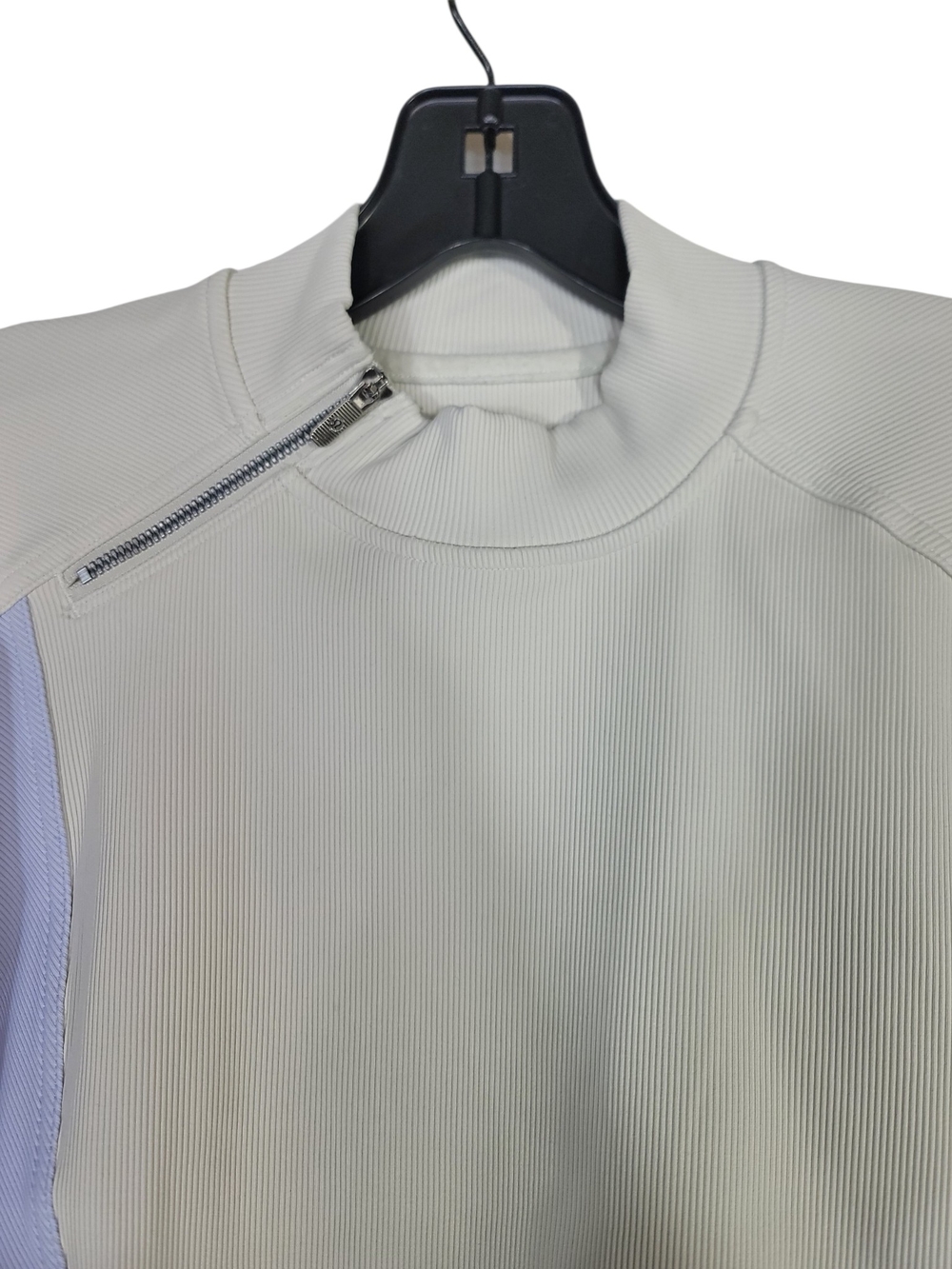 Lululemon Ribbed Luxtreme Wide-Sleeve Pullover Bone / Blissful Blue - Picture 4 of 11